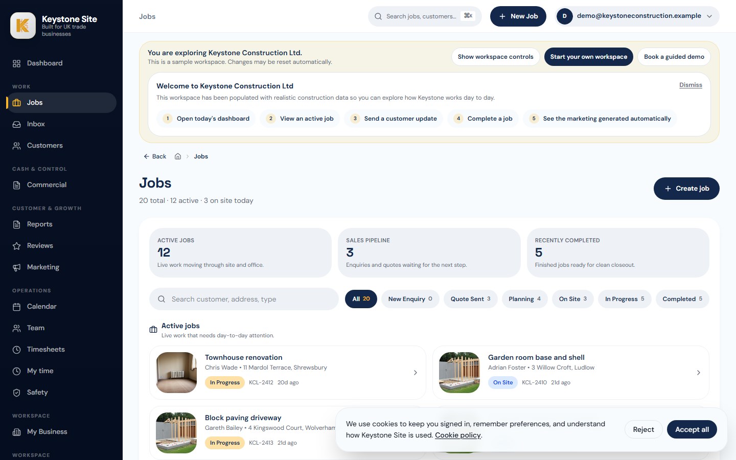 Jobs board